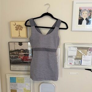 Lululemon Gray Sleeveless Tank Top size 10